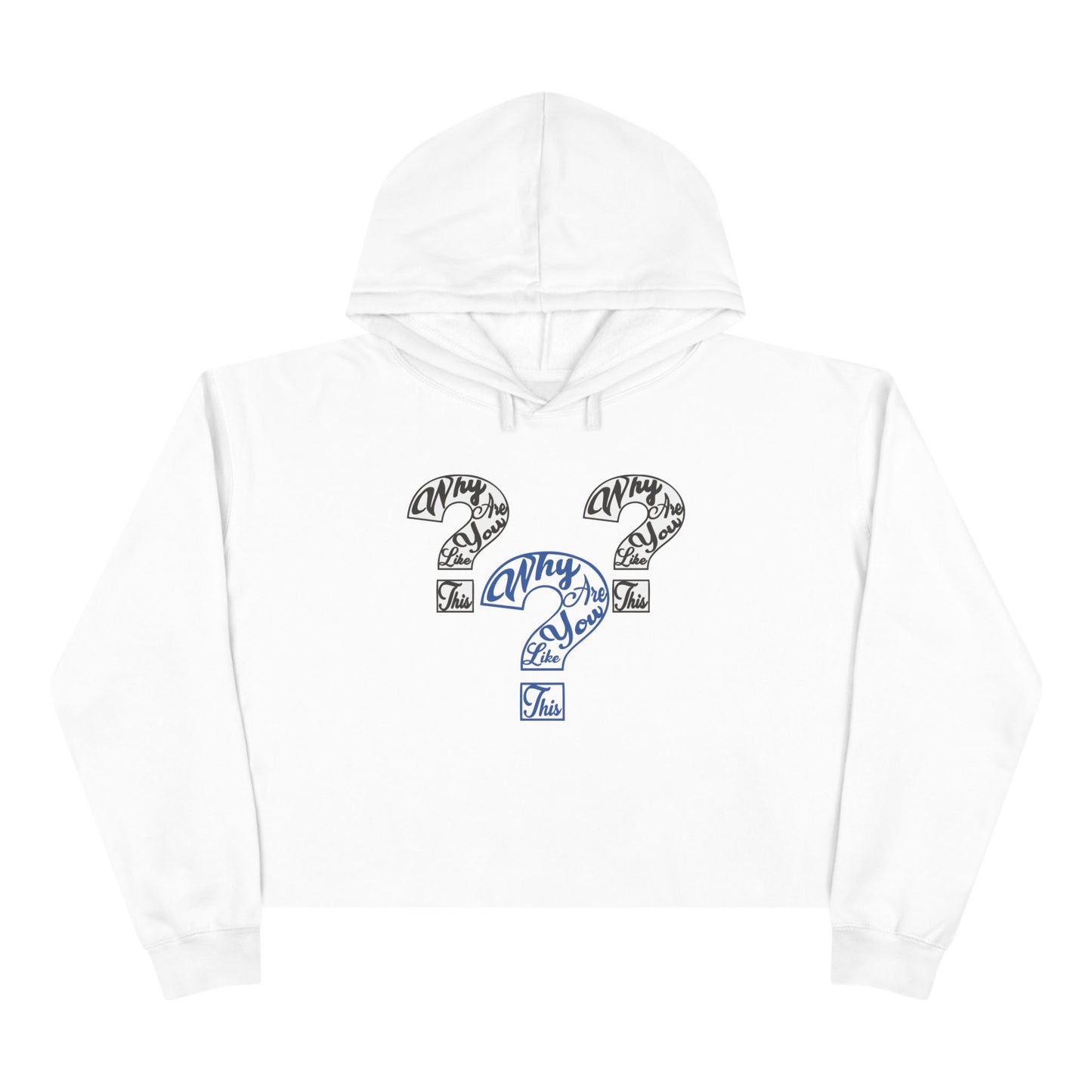 Women's Crop WAYLT Hoodie Royal 3