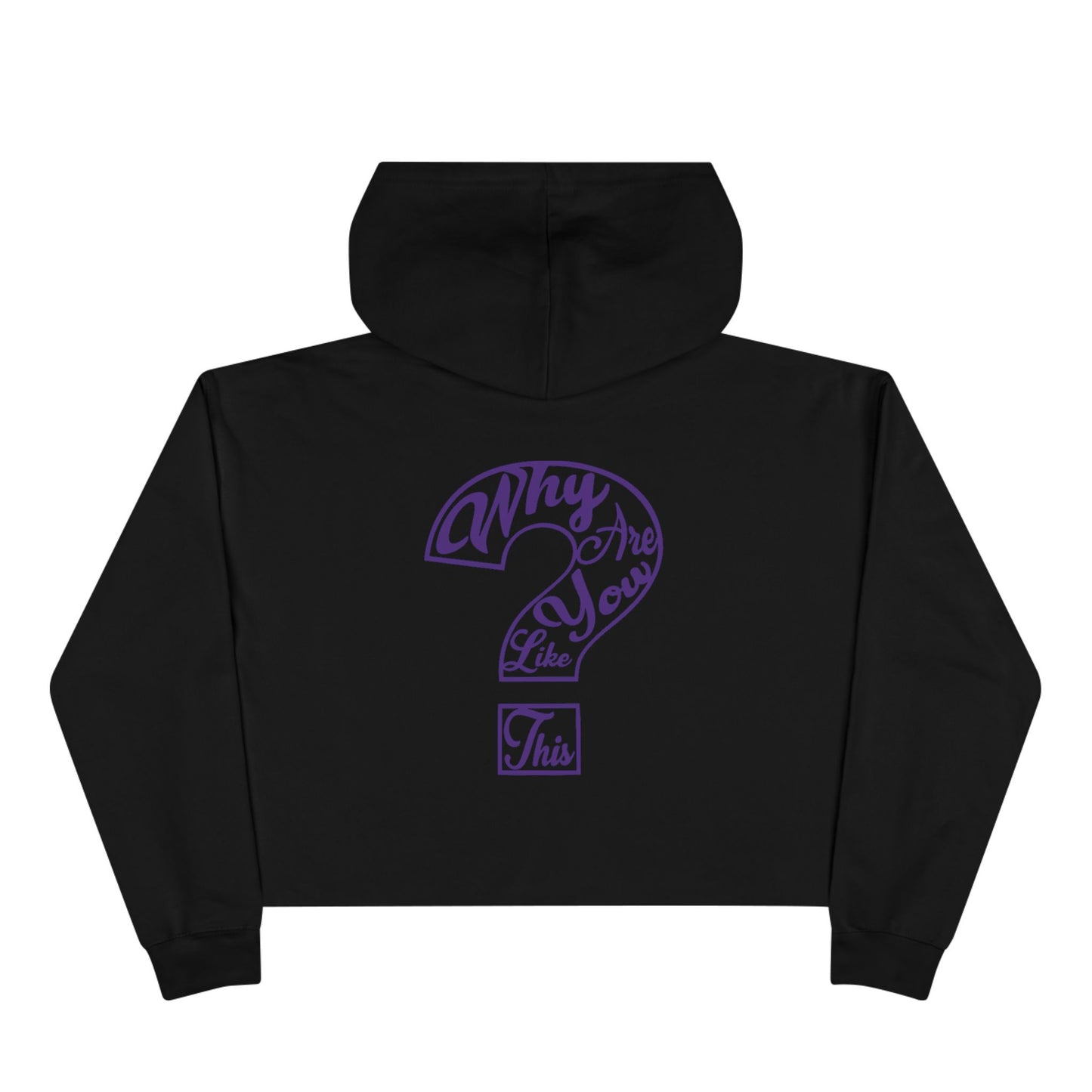 Women's Crop WAYLT Hoodie Grape 3