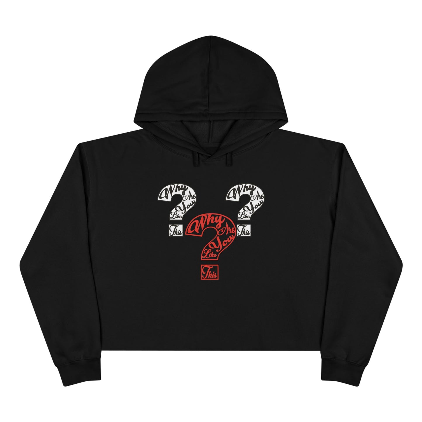 Women's Crop WAYLT Hoodie Fire 3