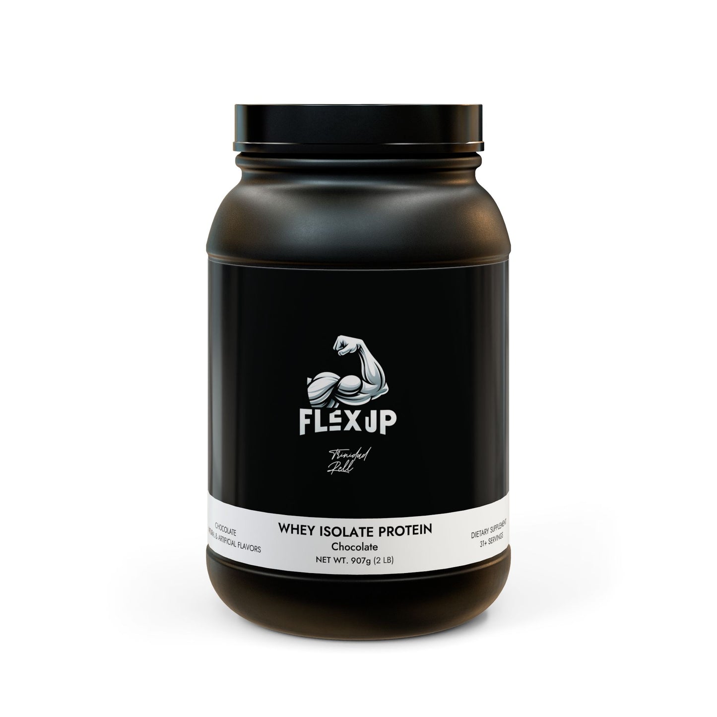 "Flex Up" Whey Isolate Protein Supplement (907g, 2lb)