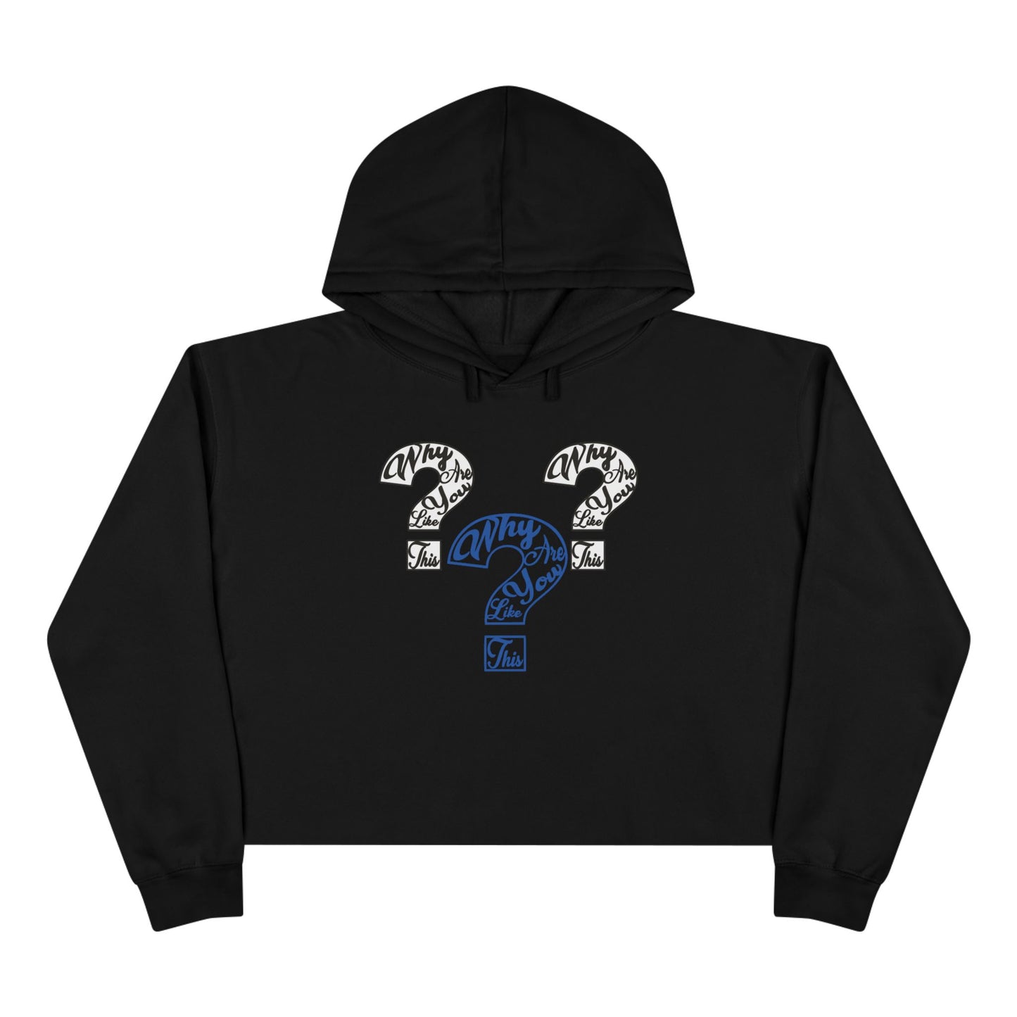 Women's Crop WAYLT Hoodie Royal 3