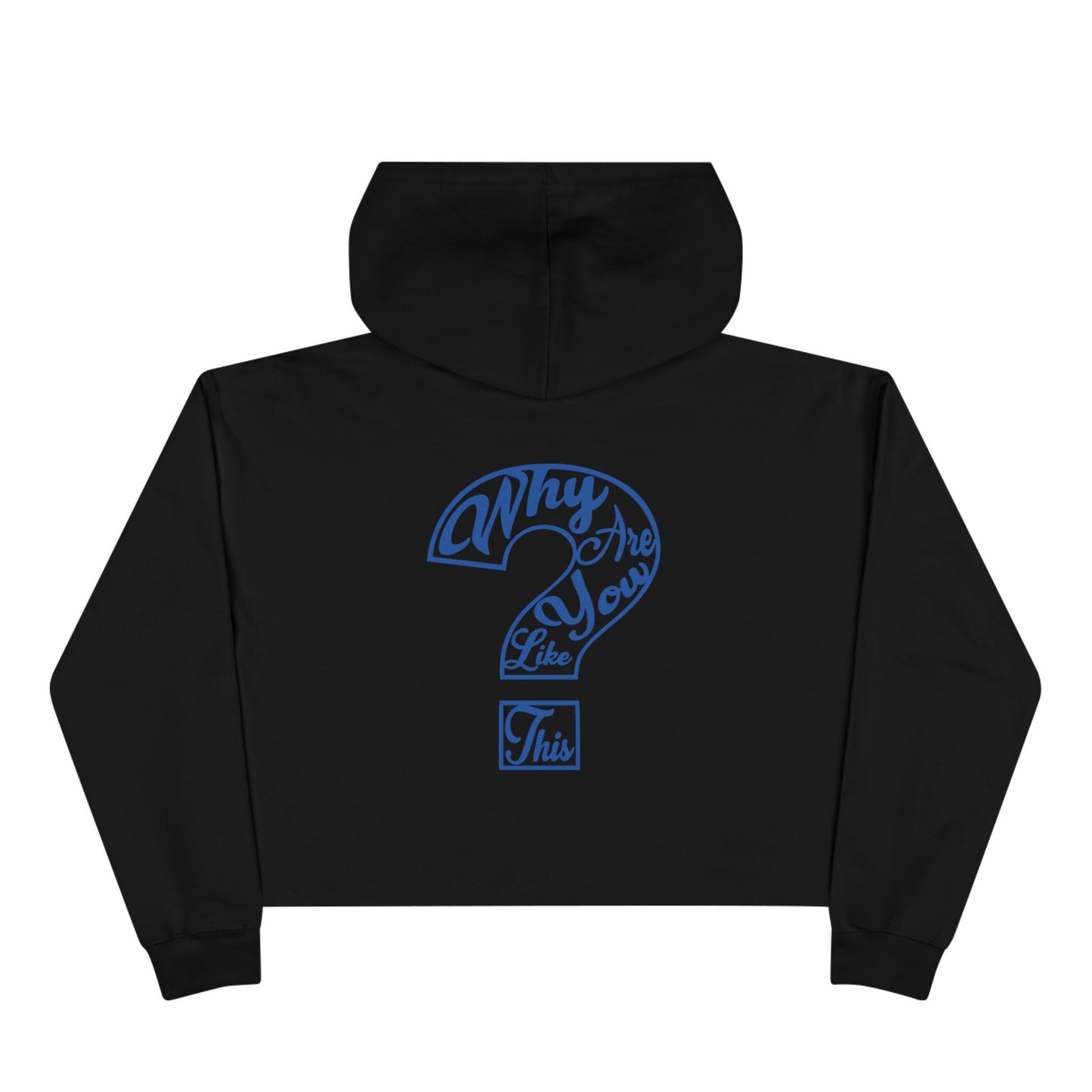 Women's Crop WAYLT Hoodie Royal 3