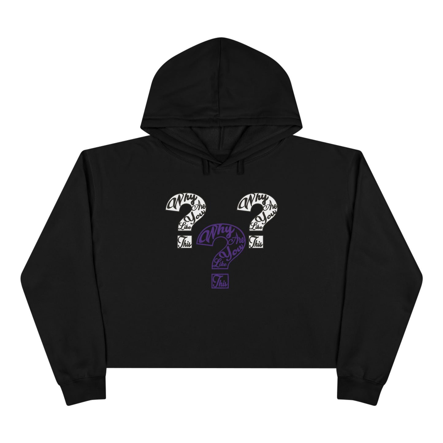 Women's Crop WAYLT Hoodie Grape 3