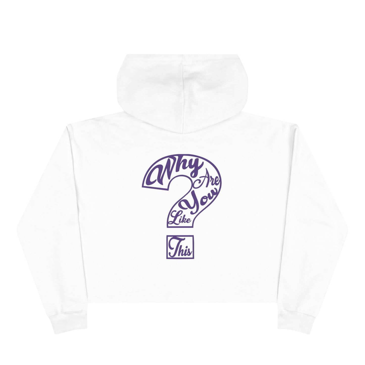 Women's Crop WAYLT Hoodie Grape 3