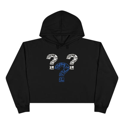 Women's Crop WAYLT Hoodie Royal 3