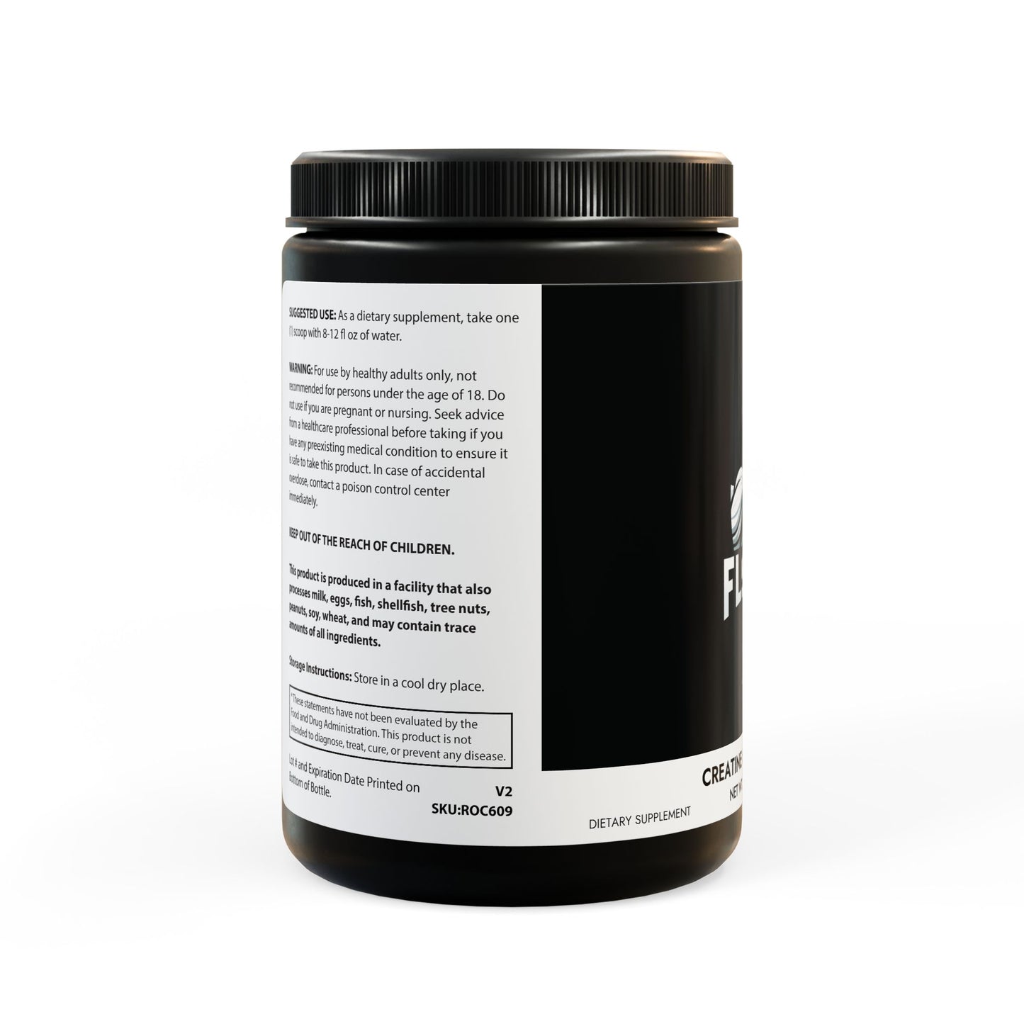 "Flex Up" Creatine Monohydrate Supplement (300g, 10.58oz)